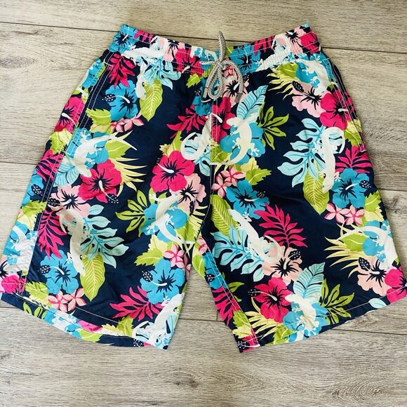 Vilebrequin Other - Vilebrequin Swim Shorts Trunks Mens Size Medium Hawaiian Tropical Floral Travel